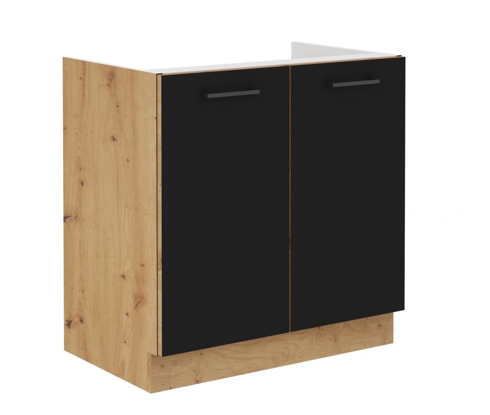 Apakšējais skapītis 80 cm, izlietne Modena 80 ZL 2F BB