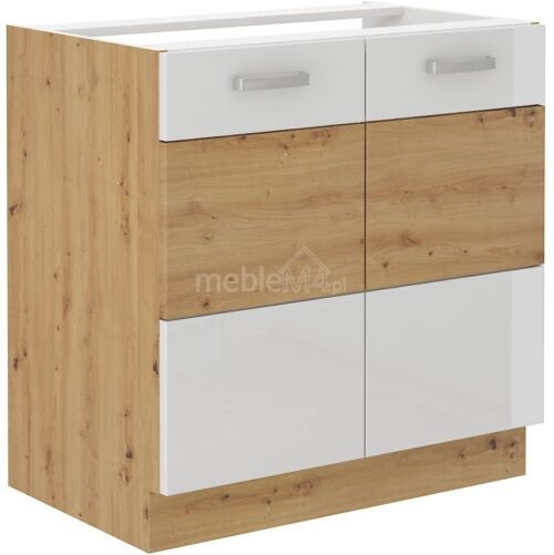 Artisan izlietnes pamatskapītis, balts, spīdīgs, 80 ZL 2F BB