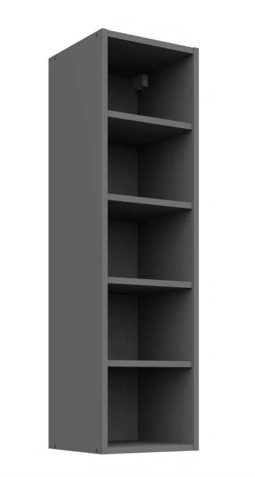 Atvērts augšējais plaukts 30 cm antracīta krāsā 30 GOTW-108