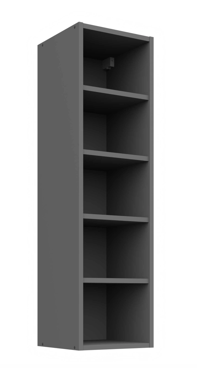 Atvērts augšējais plaukts 30 cm antracīta krāsā 30 GOTW-108