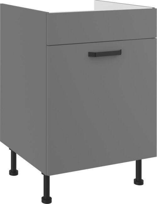 Apakšējais skapītis 60 cm izlietnes atvilktnei Nessa 60 ZL 1S BB PREMIUM BOX