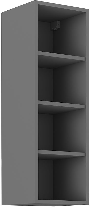Atvērts augšējais plaukts 30 cm antracīta krāsā 30 GOTW-90