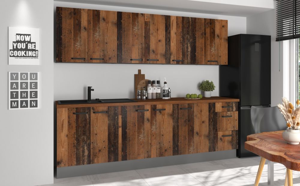 Virtuves mēbeļu komplekts 260 cm, antīks stils — изображение 2