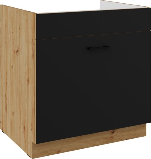 Apakšējais skapītis 80 cm, izlietne, atvilktne Modena 80 ZL 1S BB PREMIUM BOX