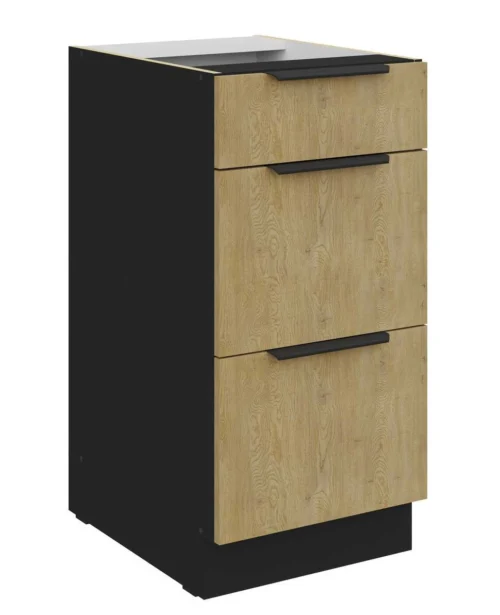Apakšējais skapis 40 cm ar atvilktnēm Cremona 40 D 3S BB