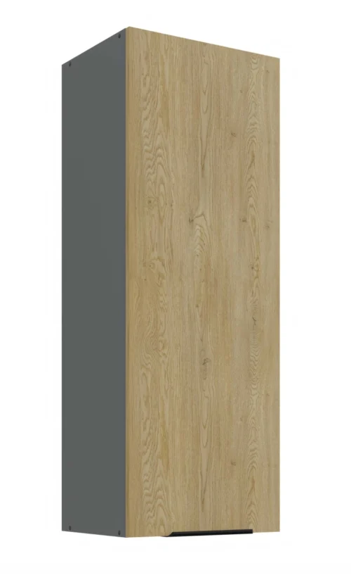 Sienas skapis 40 cm Cremona antracīta krāsā 40 G-108 1F