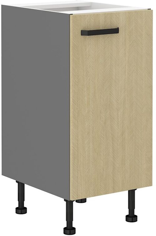 Apakšējais skapītis 40 cm, skandināvu zīda kaula raksts, 40D 1F BB