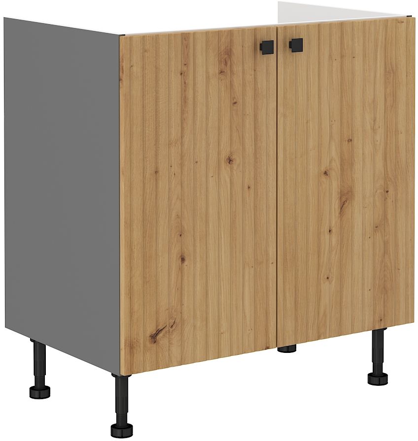 Apakšējais skapītis 80 cm Ava 80ZL 2F BB izlietne