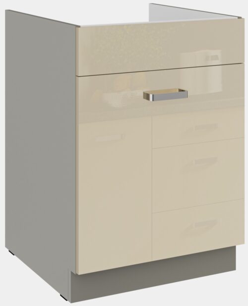 Apakšējais skapītis 60 cm, izlietne, atvilktne Karmen 60 ZL 1S BB PREMIUM BOX