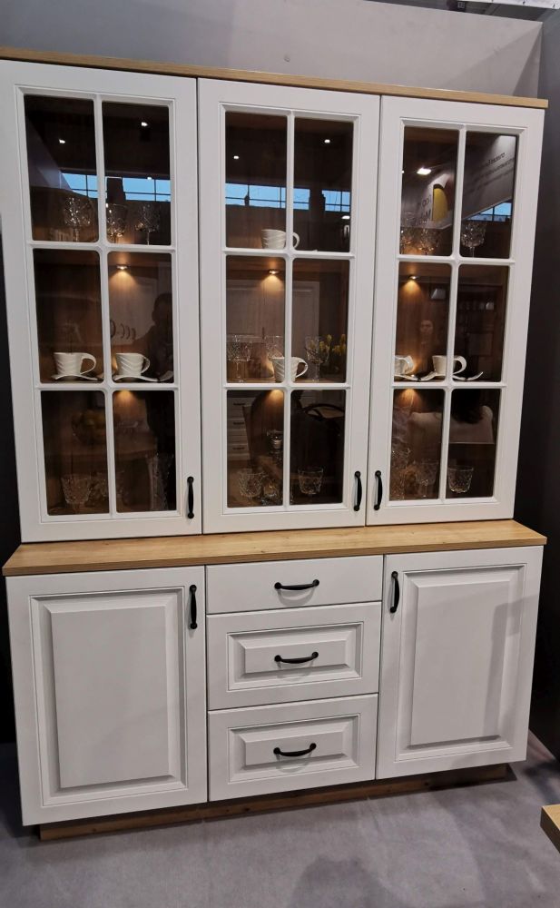 Balta MDF virtuves iekārta 315 cm Stillo — 7 attēls