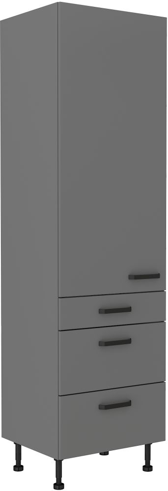 60 cm kolonnas skapis ar atvilktnēm Nessa 60 DKS-215 3S1F
