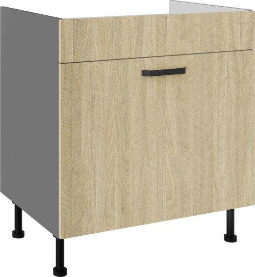 Apakšējais skapītis 80 cm, izlietne, atvilktne Scandi 80 ZL 1S BB PREMIUM BOX