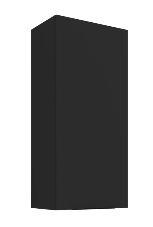 Sienas skapis 50 cm Sienas melna matēta 50 G-108 1F