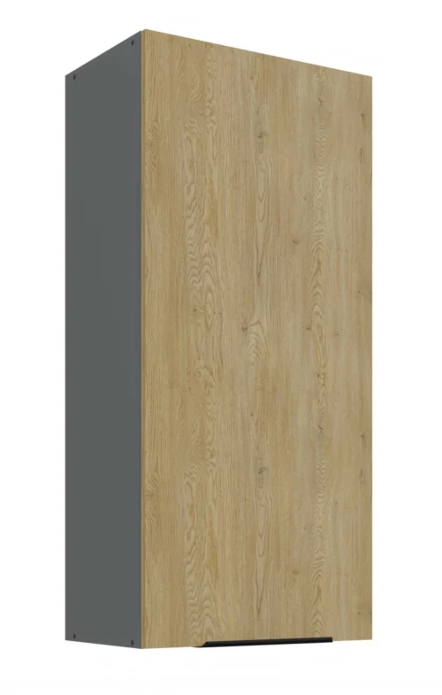 Sienas skapis 50 cm Cremona antracīta krāsā 50 G-108 1F