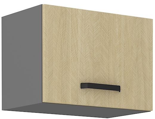 Sienas skapītis 50 cm zems "Scandi silkbone" raksts 50 GU-36 1F