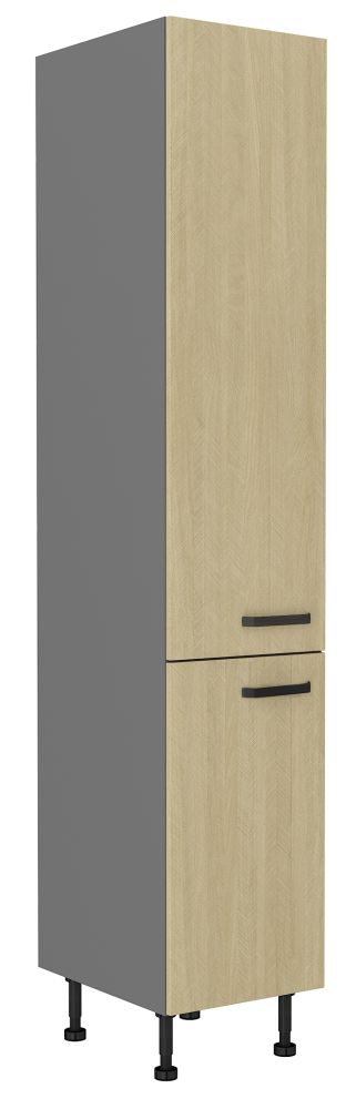 Skapītis 40 cm Scandi pieliekamais ar "siļķu kaula" rakstu 40 DK-215 2F