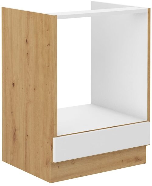 Apakšējais skapītis 60 cm Stillo artisan/balta krāsns 60 D gāzes BB