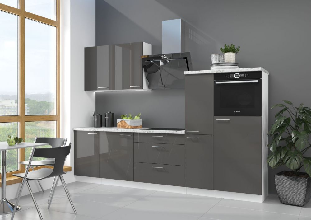 Zems skapis ar kolonnu 60 cm Lara Grey 60 krāsns DKPL-162 1F BB — изображение 2