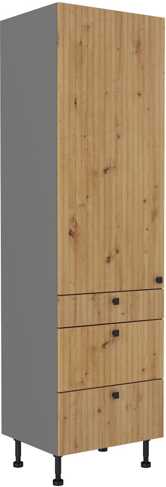 60 cm kolonnas skapis ar atvilktnēm Ava 60 DKS-215 3S1F