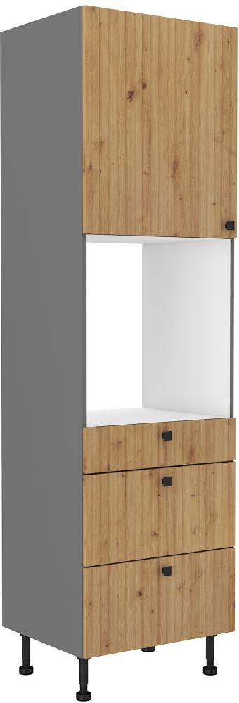 Skapja kolonna 60 cm cepeškrāsns atvilktne Ava 60 DPS 215 3S1F