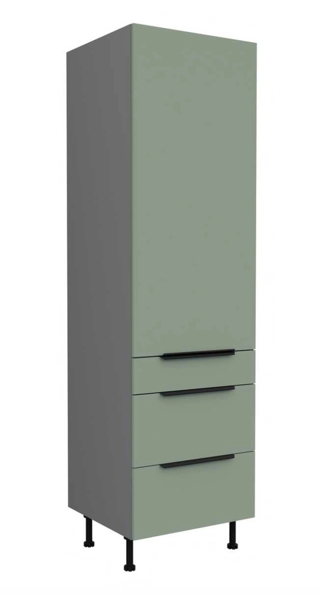 60 cm kolonnas skapis ar atvilktnēm Aria 60 DKS-215 3S1F