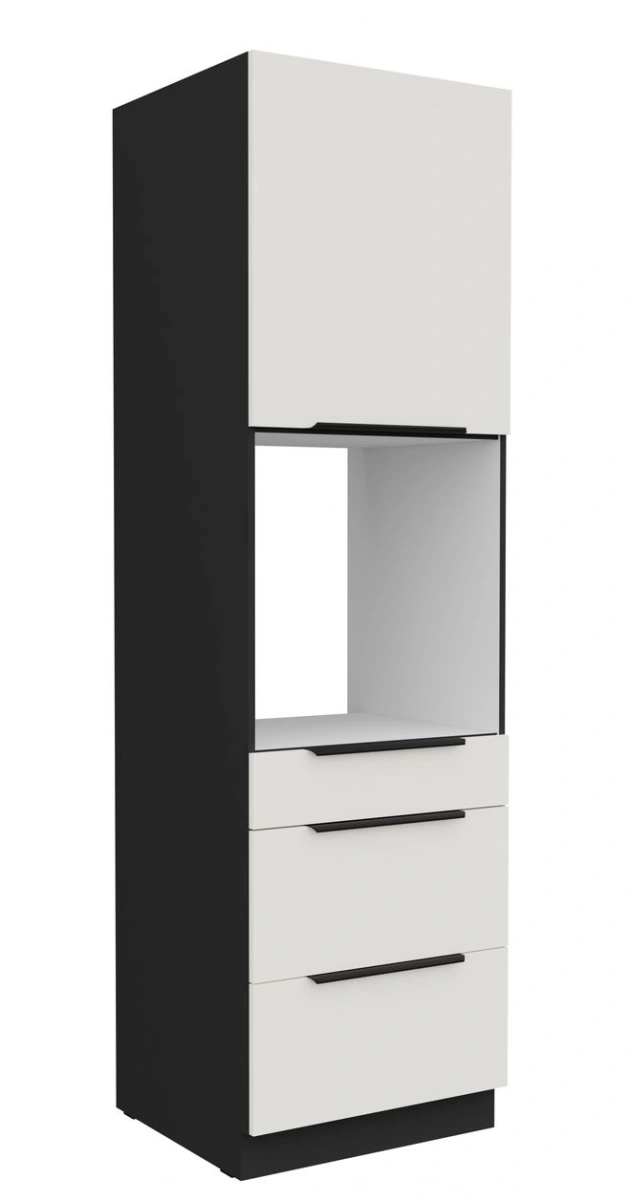 60 cm augsts skapis, cepeškrāsns, atvilktnes Aria 60 DPS 215 3S1F, cokols