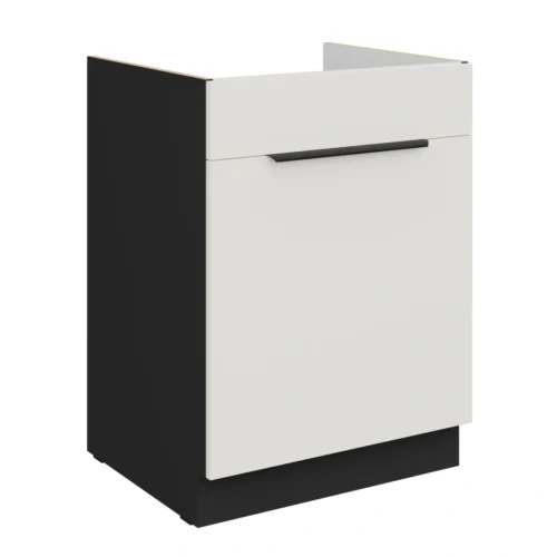 Apakšējais skapītis 60 cm, izlietne, atvilktne, Aria 60 ZL 1S BB PREMIUM BOX, cokols