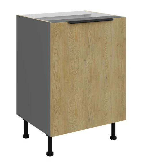 Apakšējais skapītis 60 cm Cremona antracīta krāsā 60 D 1F BB