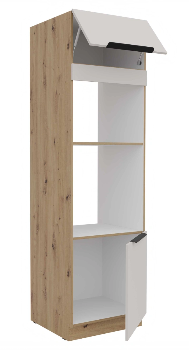 60 cm kolonnas tipa cepeškrāsns un mikroviļņu krāsns "Solea 60 DPM-210 2F" — 2 attēls