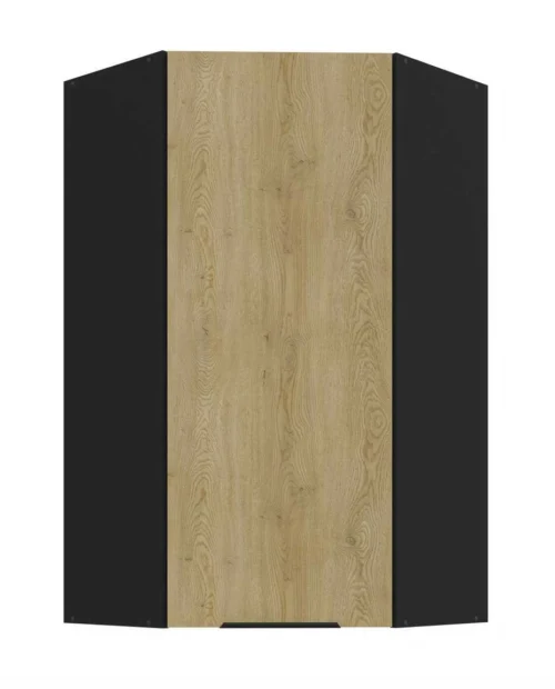 Augšējais stūra skapis 60/60 cm Cremona 60×60 GN-108 45 grādi 1F