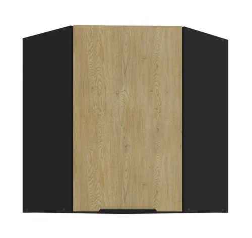 Augšējais stūra skapis 60/60 cm Cremona 60×60 GN-72 45 grādi 1F