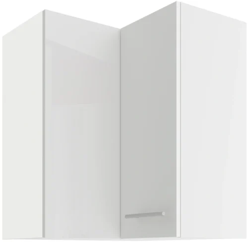 Augšējais stūra skapis 60/60 cm Lara White GN-72 2F 90 grādi
