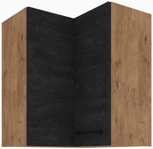 Augšējais stūra skapis 60 cm Vigo Dark 60×60 GN-72 2F 90 grādi