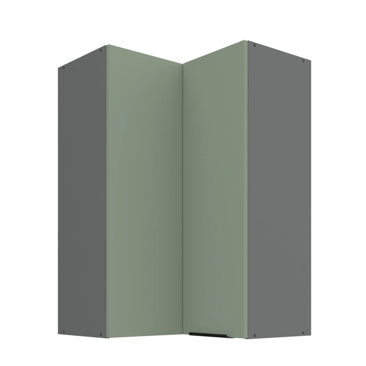 Augšējais stūra skapis 60 cm Aria 60x60 GN 2F 90 grādi