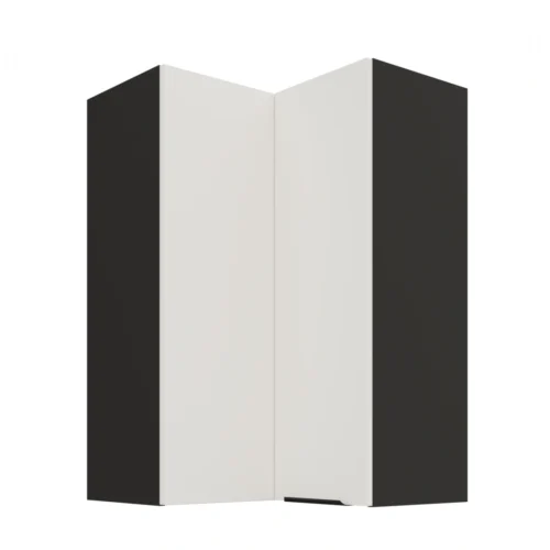 Augšējais stūra skapis 60 cm Aria 60×60 GN 2F 90 grādu cokols