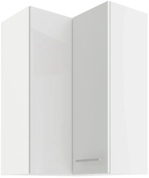 Augšējais stūra skapis 60/60 cm Lara White GN-90 2F 90 grādi