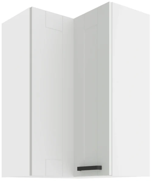 Augšējais stūra skapis 60 cm Luna balts 60×60 GN-90 2F 90 grādi