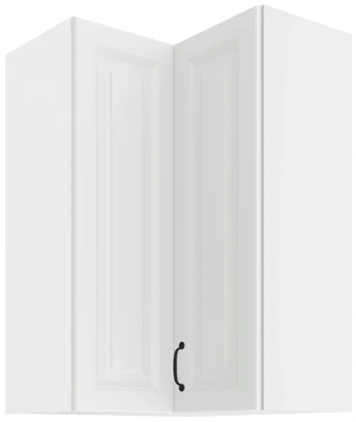 Augšējais stūra skapis 60 cm Stillo balts/balts 60×60 GN-90 2F 90 grādi