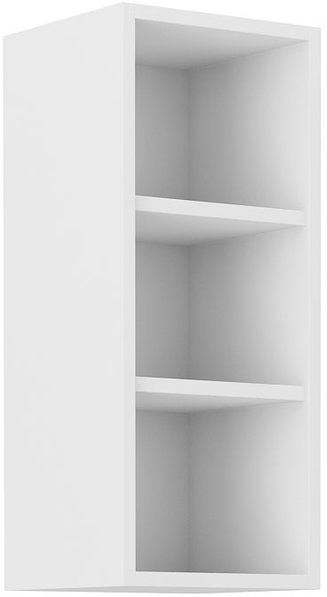 Atvērts augšējais plaukts 30 cm balts 30 GOTW-72