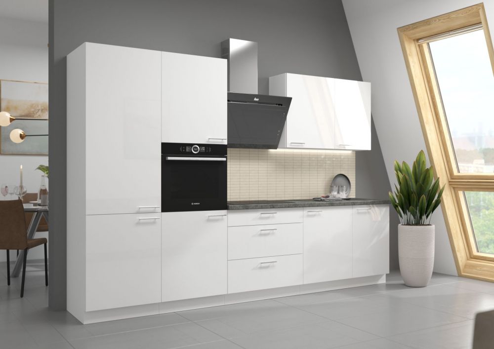 Virtuves komplekts, virtuve 260 cm Lara White — изображение 3
