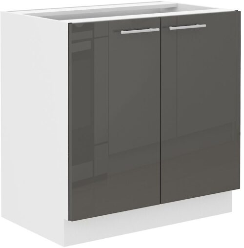 Apakšējais skapītis 80 cm Lara Grey 80 D2F BB