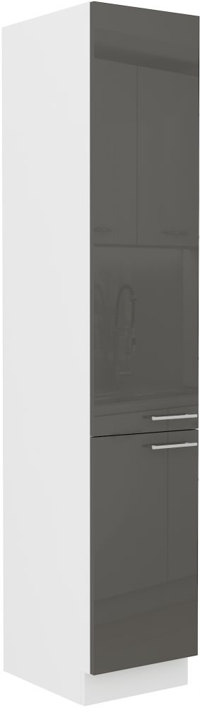 Kolonnas skapis 40 cm Lara Grey 40 DK-210 2F