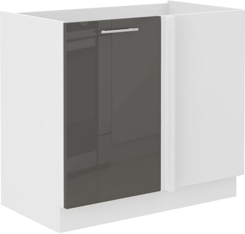 Stūra skapītis apakšā 105/60 cm Lara Grey 105 ND1F BB