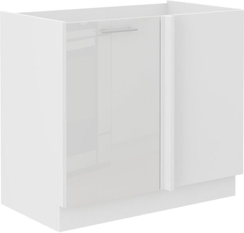 Stūra skapītis apakšā 105/60 cm Lara White 105 ND1F BB