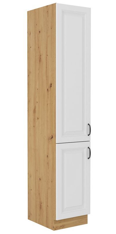 Stillo artisan/balts 40 cm pieliekamā skapis ar plauktiem DK-210 2F