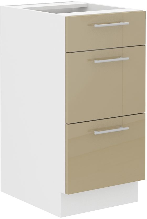 Pamata skapis 40 cm atvilktnes Lara Cappucino 40 D3S BB Quadro