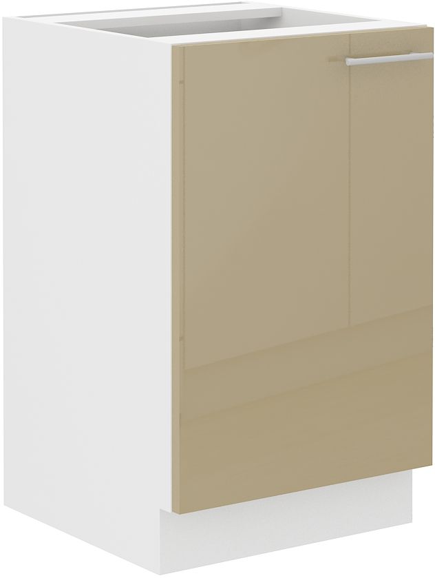 Apakšējais skapītis 50 cm Lara Cappucino 50 ZL1F BB izlietne