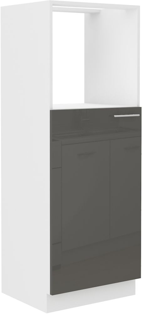 Zems skapis ar kolonnu 60 cm Lara Grey 60 krāsns DKPL-162 1F BB