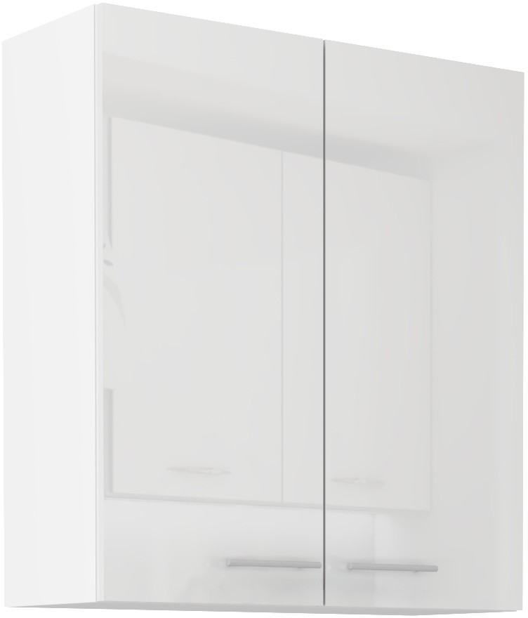 Sienas skapis 80 cm Lara White 80 G-90 2F