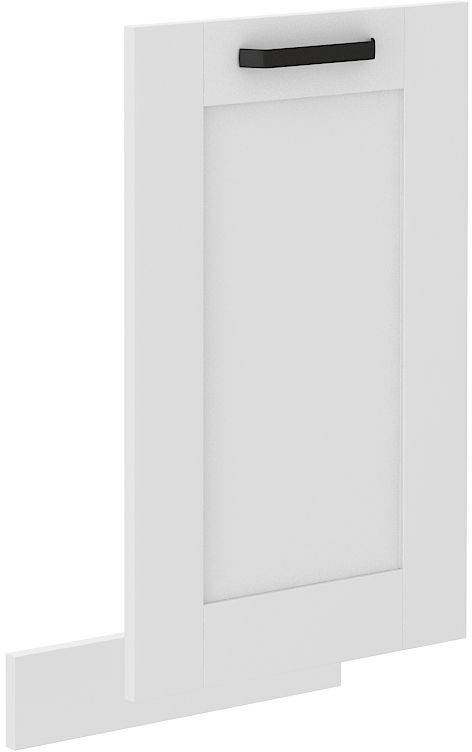 Trauku mazgājamās mašīnas priekšpuse, 45 cm, pārklāts panelis, Luna white, ZM, 713×446